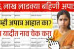‘या’ महिलांना लाडकी बहीण योजना हप्ता 1500 रुपये मिळणार नाही Ladki Bahin Yojana New List