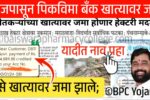 आजपासून खरीप 2024 पिक विमा शेतकऱ्यांच्या बँक खात्यावर जमा; यादीत तुमचे नाव चेक करा Kharip Crop Insurance List